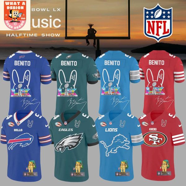 All Team NFL x Bad Bunny Super Bowl Football Jersey
