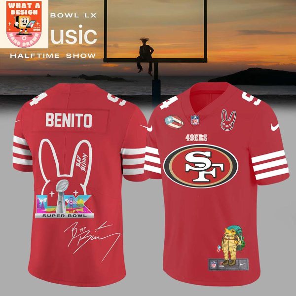 All Team NFL x Bad Bunny Super Bowl Football Jersey