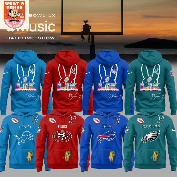 All Team NFL x Bad Bunny Super Bowl Hoodie Shirt