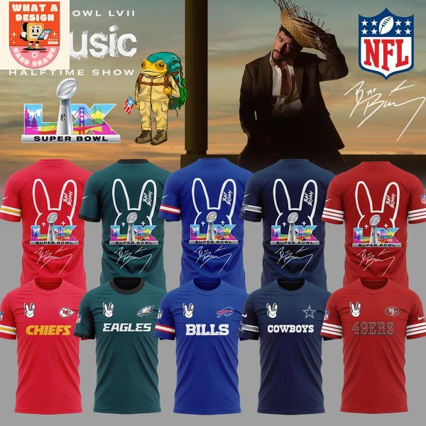 All Team NFL x Bad Bunny Super Bowl Hoodie Shirt