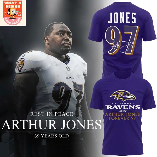 Baltimore Ravens Arthur Jones Rip Forever 97 Hoodie Shirt