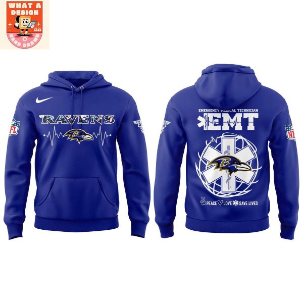 Baltimore Ravens EMT Hoodie Shirt