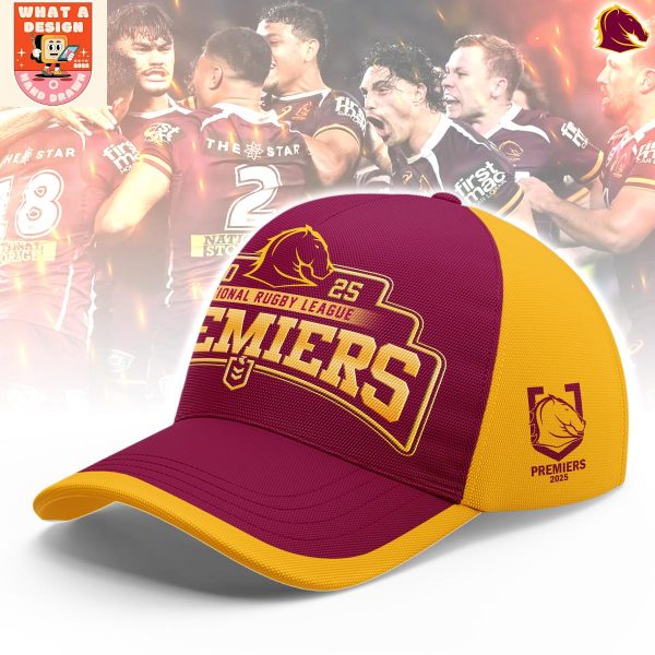 Brisbane Broncos NRL 2025 Premiers Cap