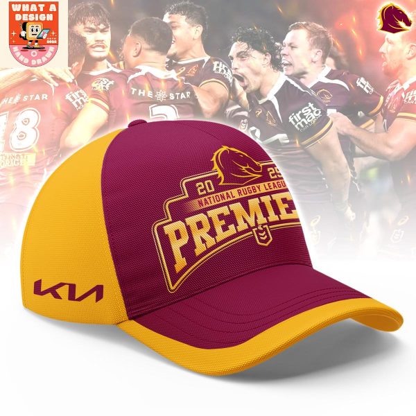 Brisbane Broncos NRL 2025 Premiers Cap
