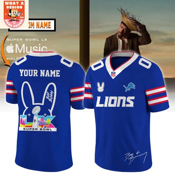 Buffalo Bills Bad Bunny Super Bowl Football Jersey