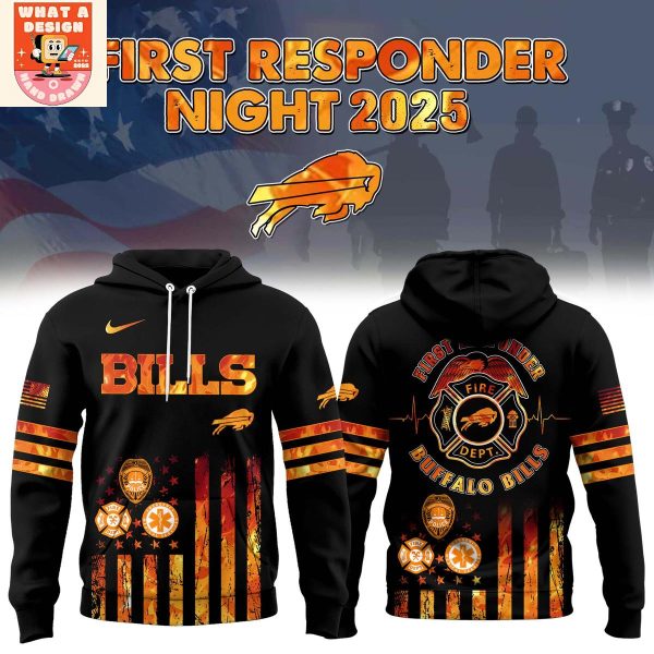 Buffalo Bills National First Responders Night 2025 Hoodie Shirt