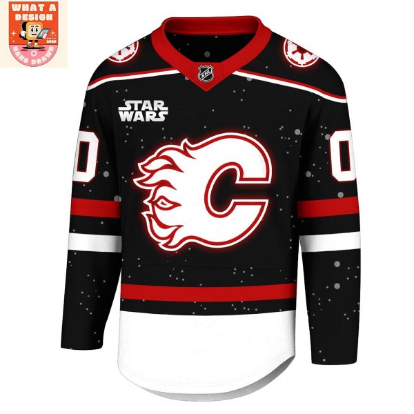 Calgary Flames Dark Side Galactic Personalized Jersey