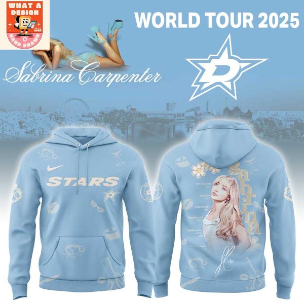 Dallas Stars x Sabrina Carpenter Short N’ Sweet Tour 2025 Hoodie Shirt