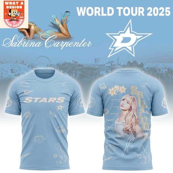 Dallas Stars x Sabrina Carpenter Short N' Sweet Tour 2025 Hoodie Shirt