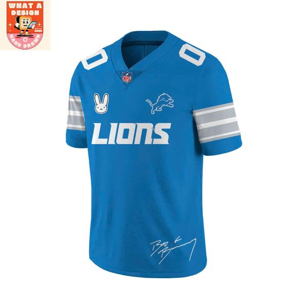 Detroit Lions Bad Bunny Super Bowl Football Jersey