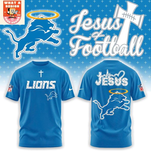 Detroit Lions Jesus And Football Hoodie Shirt