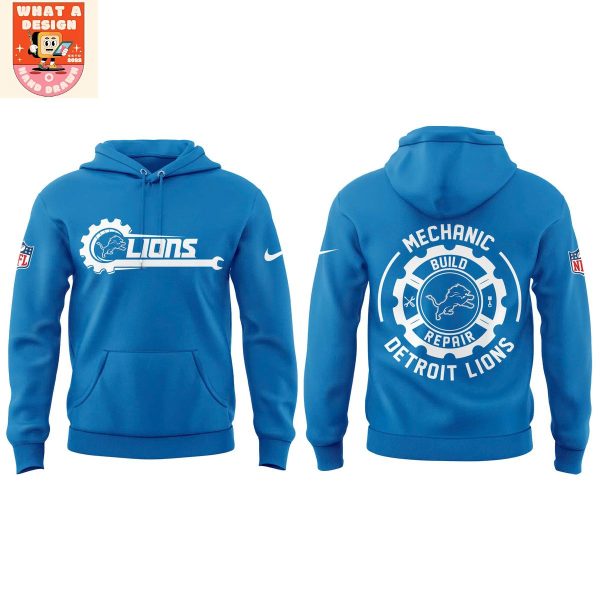 Detroit Lions Mechanic Hoodie Shirt