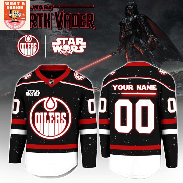 Edmonton Oilers Dark Side Galactic Personalized Jersey