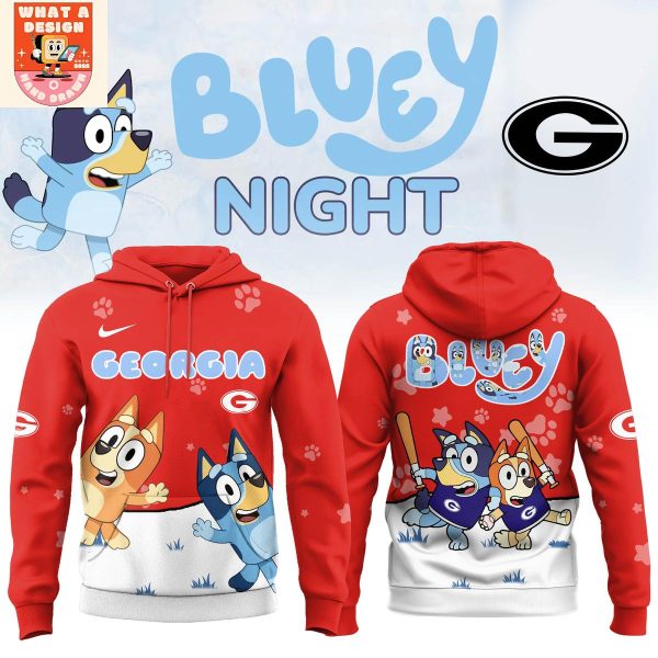 Georgia Bulldogs x Bluey Night Hoodie Shirt