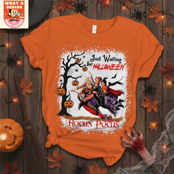 Hocus Pocus Just Waiting For Halloween T-Shirt