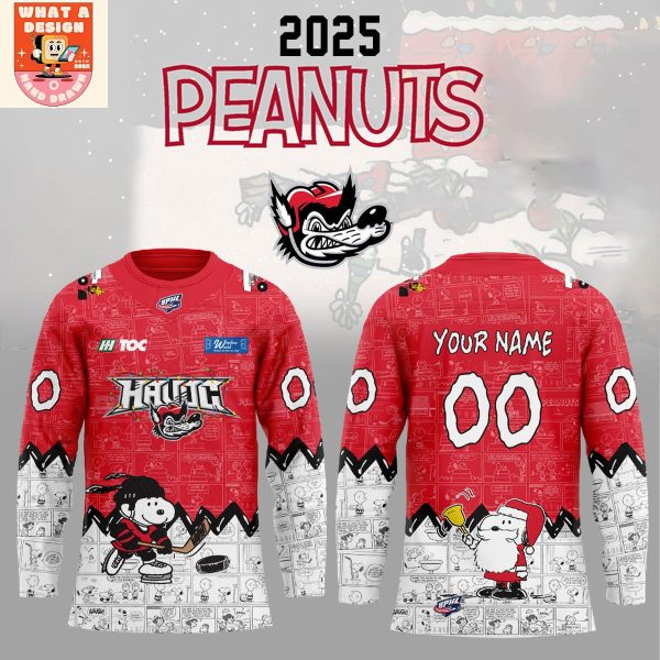 Huntsville Havoc Peanuts Christmas 2025 Jersey
