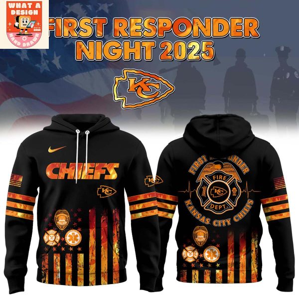 Kansas City Chiefs National First Responders Night 2025 Hoodie Shirt