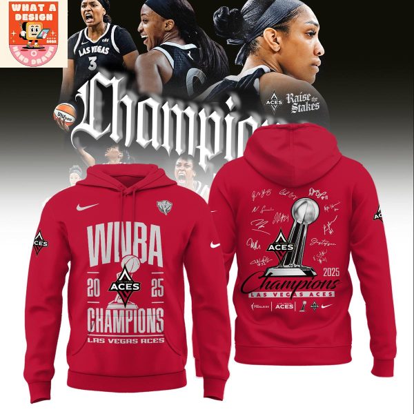 Las Vegas Aces WNBA Champions Limited Edition 2025 Hoodie T Shirt