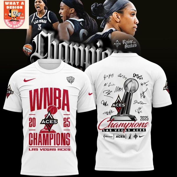 Las Vegas Aces WNBA Champions Limited Edition 2025 Hoodie T Shirt