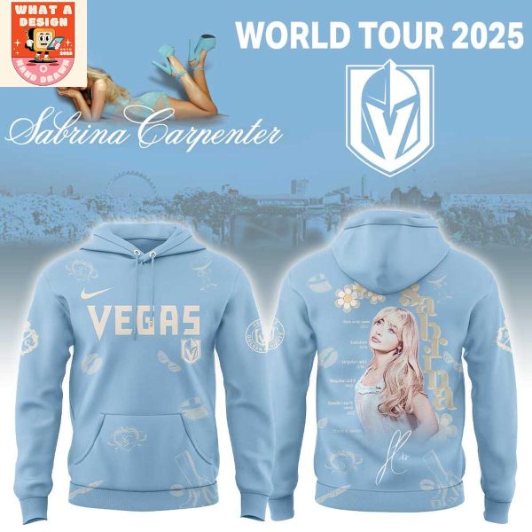 Las Vegas Knights x Sabrina Carpenter Short N' Sweet Tour 2025 Hoodie Shirt