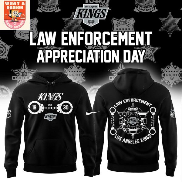 Los Angeles Kings Law Enforcement 2025 Hoodie Shirt