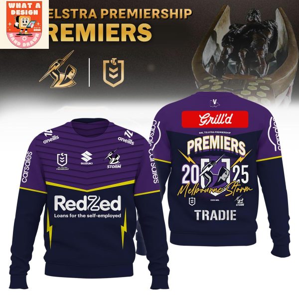 Melbourne Storm NRL Premiers 2025 Hoodie T Shirt