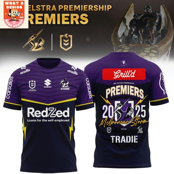 Melbourne Storm NRL Premiers 2025 Hoodie T Shirt