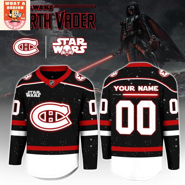 Montreal Canadiens Dark Side Galactic Personalized Jersey