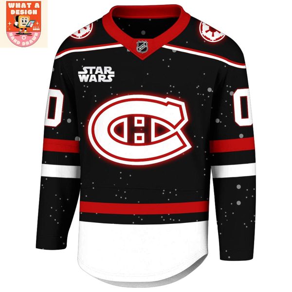 Montreal Canadiens Dark Side Galactic Personalized Jersey