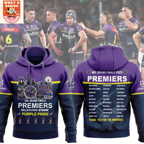 NRL Finals Premiers Melbourne Storm Hoodie Shirt