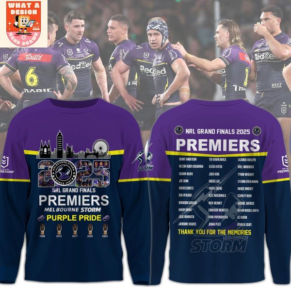 NRL Finals Premiers Melbourne Storm Hoodie Shirt