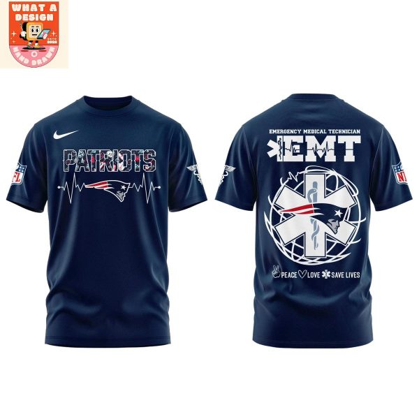 New England Patriots EMT Hoodie Shirt