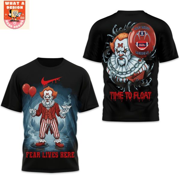Ole Miss Rebels Time To Float Halloween Shirt