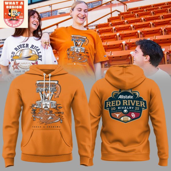 Texas Longhorns Red River Rivalry 2025 Showdown Hoodie Shirt