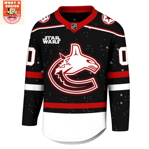 Vancouver Canucks Dark Side Galactic Personalized Jersey