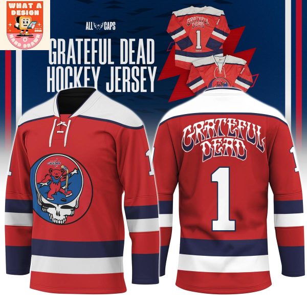 Washington Capitals x Dancing Bear Grateful Dead Hockey Jersey