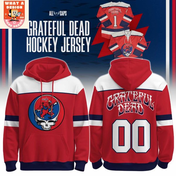 Washington Capitals x Dancing Bear Grateful Dead Hoodie Shirt