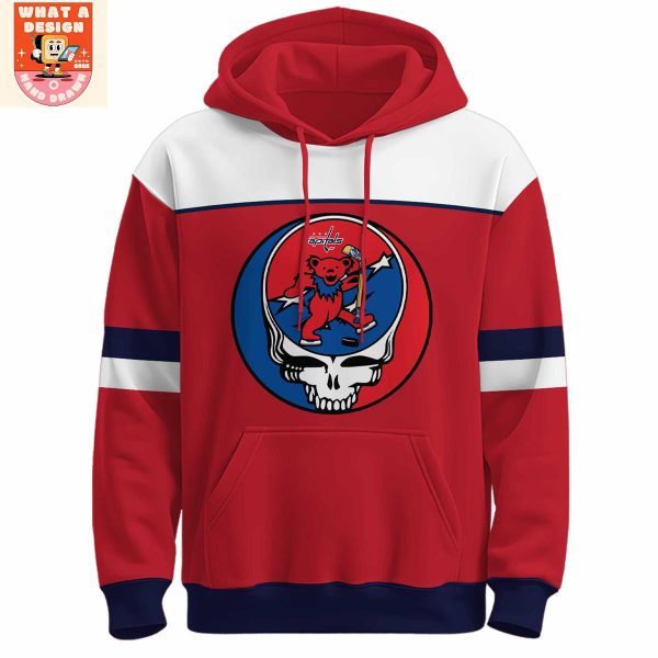 Washington Capitals x Dancing Bear Grateful Dead Hoodie Shirt