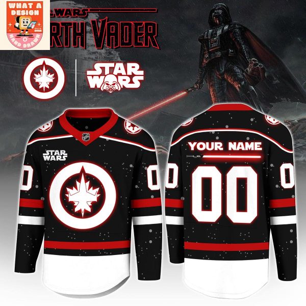 Winnipeg Jets Dark Side Galactic Personalized Jersey