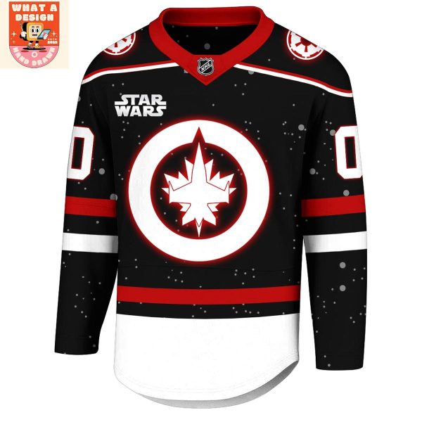 Winnipeg Jets Dark Side Galactic Personalized Jersey
